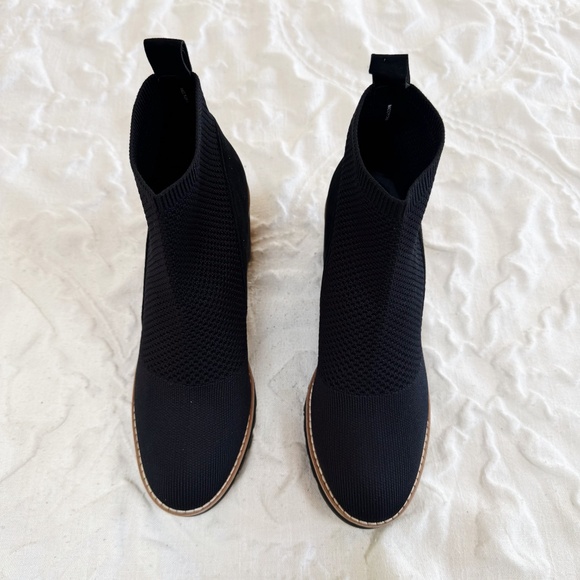 Eileen Fisher Quill Platform Wedge Bootie Size 9 New - Picture 6 of 8